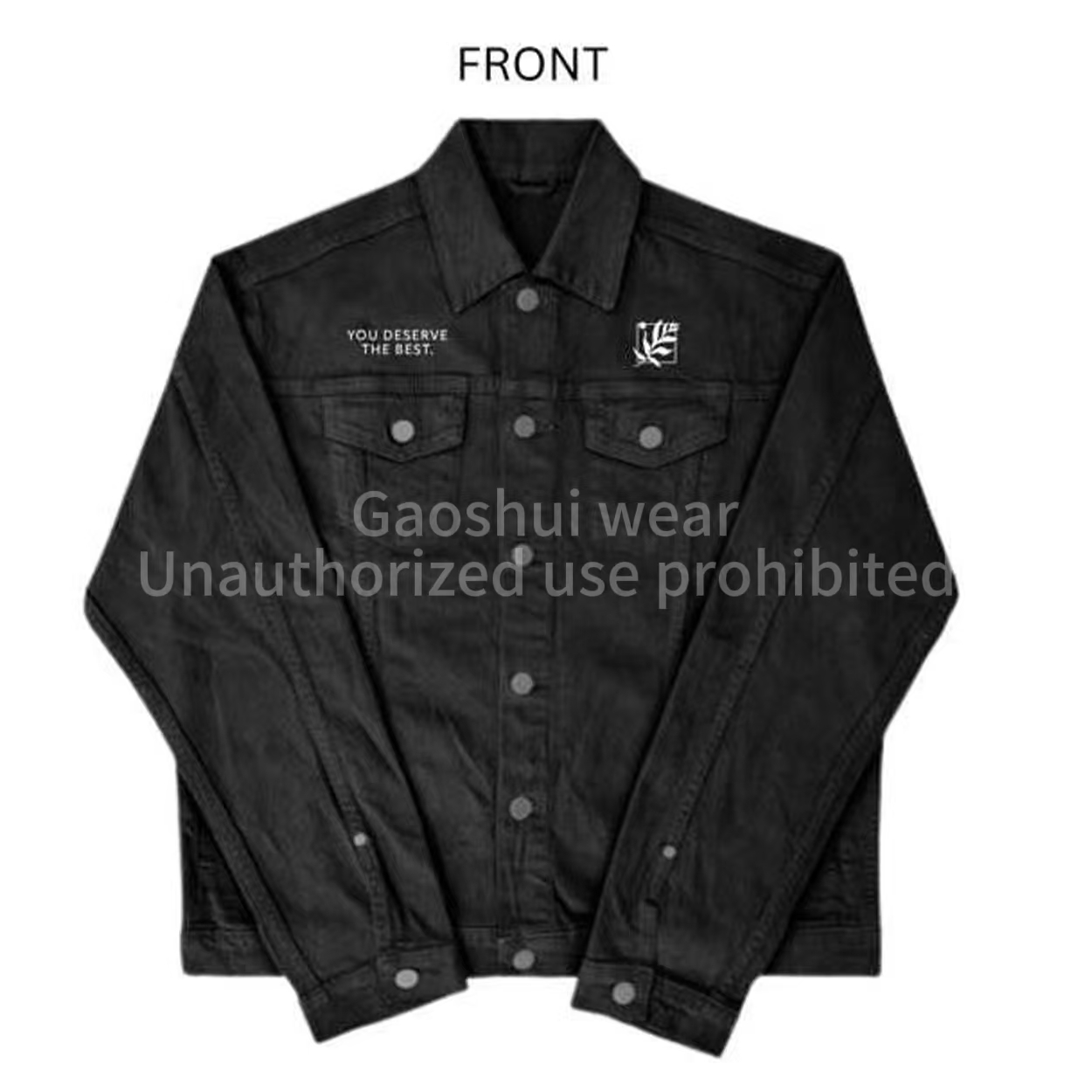 Black Classic Denim Jacket